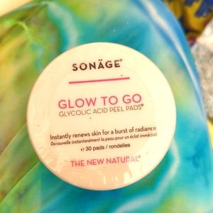 SONAGE: GLOW TO GO Glycolic Acid Peel Pads The New Natural